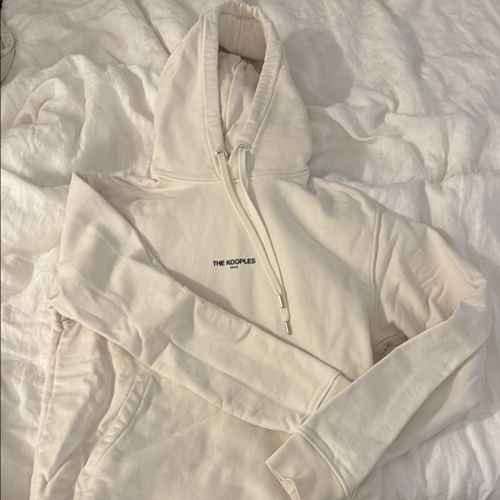 The Kooples Cream Hoodie